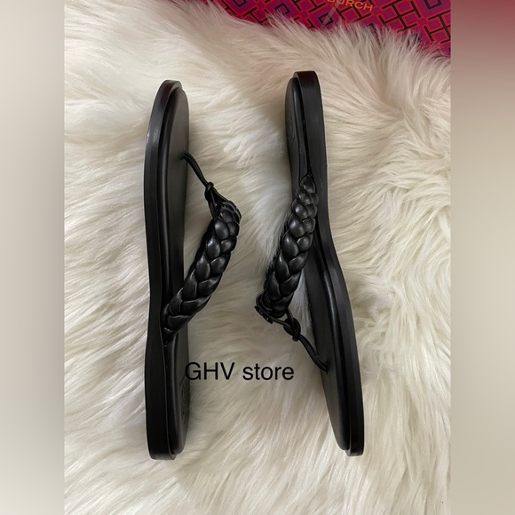 Tory Burch Benton braided sandals thong - Picture 3 of 5